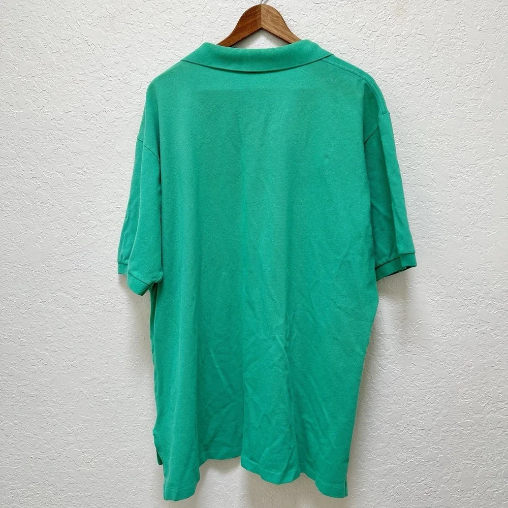 Polo by Ralph Lauren Green Cotton Polo Shirt Mens XXL Short Sleeve Preppy Golf‎
